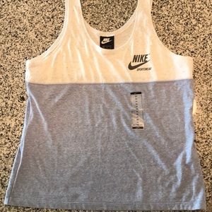 NWOT XL Nike Sportswear Two-Toned Tank Top